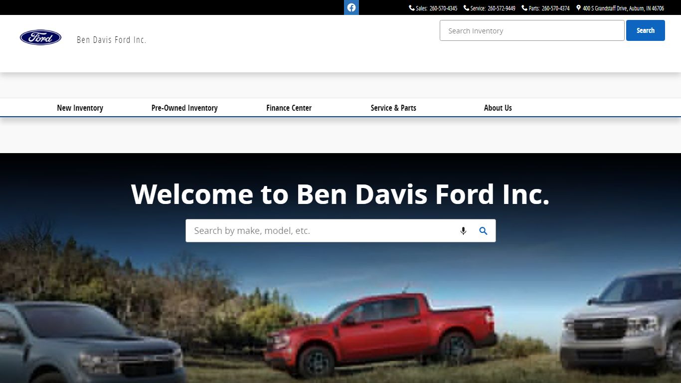 New Ford & Used Car dealership in Auburn, IN | Ben Davis Ford