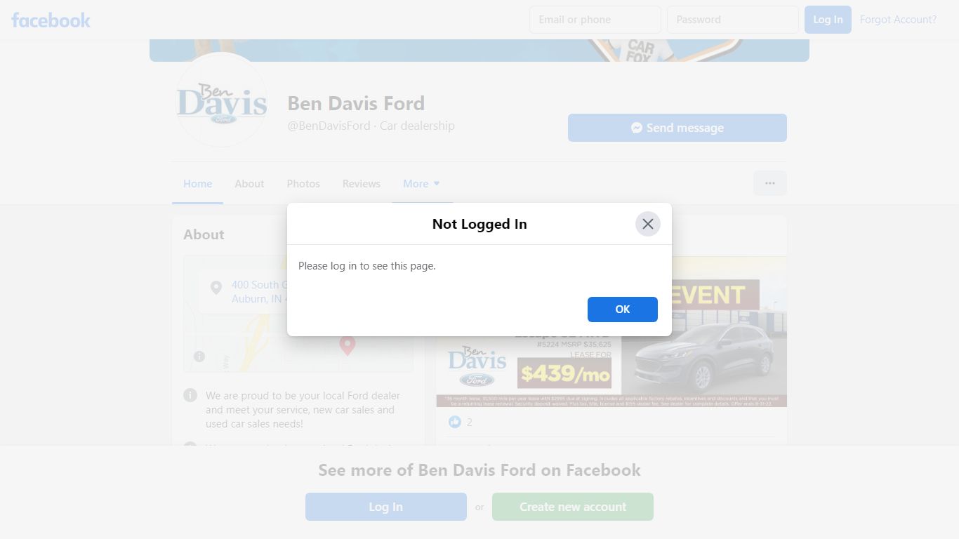 Ben Davis Ford - Home - Facebook